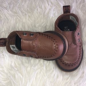TOMS Kids brown dressy shoes.